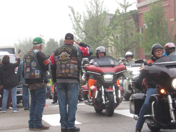 Riders Pause In St. Clairsville To Remember Fallen Service Members